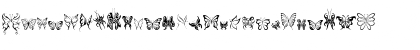 Tribal Butterflies Regular Font