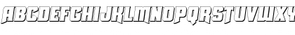 Union Gray 3D Semi-Italic Semi-Italic Font