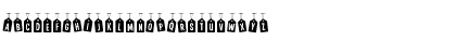 Woodcutter Tags on a Rope Regular Font