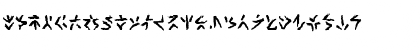XenoTribal BB Regular Font XenoTribal BB Regular Font