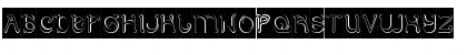 ARABIAN KNIGHT-Hollow-Inverse Regular Font