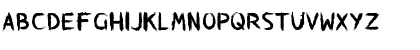 Brushstroke Horror Regular Font