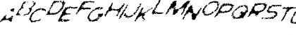 Ghostly Prints Italic Font Ghostly Prints Italic Font