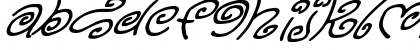 Kurly Kyoots Italic Font Kurly Kyoots Italic Font