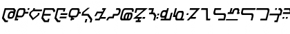 Modern Destronic Italic Font