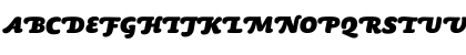 Sauna-BlackItalicSwash Regular Font
