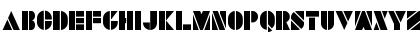 SAVARO STENCIL Regular Font SAVARO STENCIL Regular Font