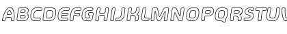 SHA Outline Italic Font