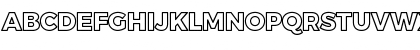 Trueno ExtraBold Outline Font