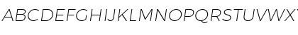 Trueno UltraLight Italic Font Trueno UltraLight Italic Font