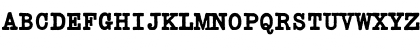 TypeWriterBoldConde Regular Font