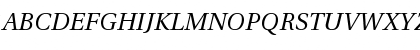 Utopia Italic with Oldstyle Figures Font