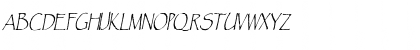 Chalk-Condensed Italic Font