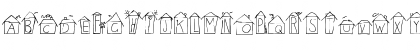 Alphabet Houses Regular Font Alphabet Houses Regular Font