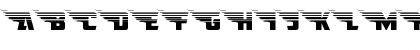 American Kestrel Straight Half Regular Font