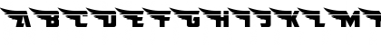 American Kestrel Straight Laser Regular Font