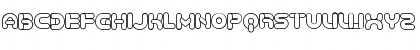 Baked Snails 3D Hollow Flat Bold Font Baked Snails 3D Hollow Flat Bold Font