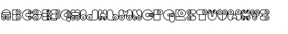 Computer Hollow Regular Font Computer Hollow Regular Font