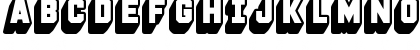 Deep Shadow Regular Font Deep Shadow Regular Font
