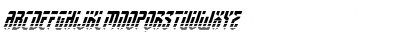 Fedyral II Halftone Italic Italic Font