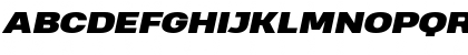 Heading Pro Wide Trial Black Italic Font