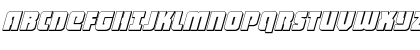 Heavy Falcon 3D Italic Italic Font
