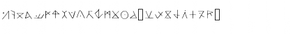 Hjorian Runes Regular Font