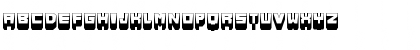 Metallic Shadow Flat Regular Font