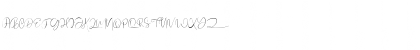 Mistari Free Regular Font Mistari Free Regular Font