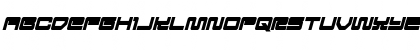 Ranger Force Condensed Italic Regular Font