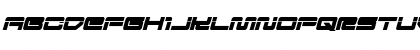 Ranger Force Laser Italic Regular Font