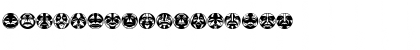 Round Masks Regular Font