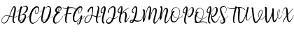 Teressia Script Regular Font