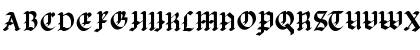 TSChapinero Blackletter Font TSChapinero Blackletter Font