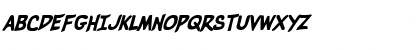Villain Team-Up Spiked Italic Regular Font
