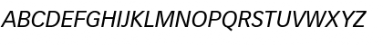 VectoraLH56 RomanItalic Font