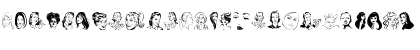 Woman Faces Regular Font Woman Faces Regular Font