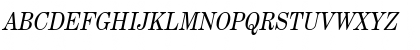 Annual-Condensed Italic Font