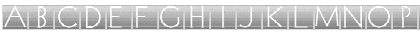 VenetianBlindInverse Regular Font VenetianBlindInverse Regular Font