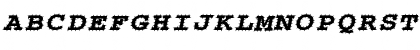 Chisel-Spiked-Extended Italic Font