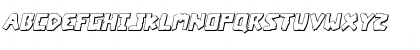 Coffin Stone 3D Italic Italic Font