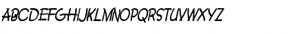 Crayon-Condensed Bold Italic Font
