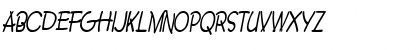 Crayon-Condensed Italic Font