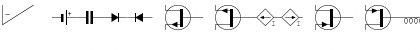 Electronic Plain Font