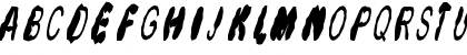 FUD SUPREME ITALIC Regular Font FUD SUPREME ITALIC Regular Font