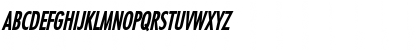 Fuji-Condensed Bold Italic Font