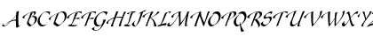 Gaze-Condensed Italic Font