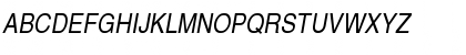 Helvetica-Narrow-Oblique Regular Font