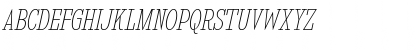 Kingsbridge Condensed UltraLight Italic Font