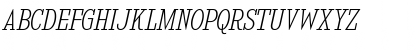 Kingsbridge SemiCondensed ExtraLight Italic Font